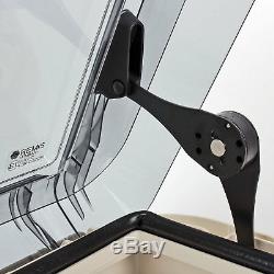 Dachhaube Remis Remitop Vista 40 X 40 CM Klar + Décaline Dichmittel Für Wohnwagen