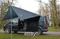 Delux Sun Canopy Auvent Vw Camper Van Motorhome Camper Car 2.4m X 3m Gris Foncé