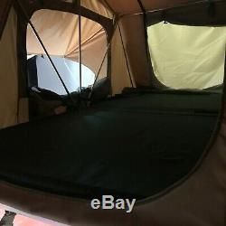 Deluxe Overland 4 Man 1.8m 4x4 Toit Expedition Tente De Camping + Annexe + Échelle