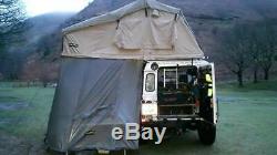 Deluxe Overland 4 Man 1.8m 4x4 Toit Expedition Tente De Camping + Annexe + Échelle