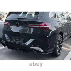 Diffuseur arrière M-Sport pour BMW X3 G45 2025+ en noir brillant