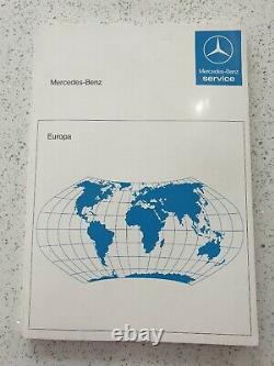 Dossier des propriétaires Mercedes-Benz 1983 R107 et livrets d'entretien