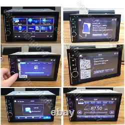 Double 2 Din Head Unit Car Stereo CD Player Touch Screen Mirror Link Pour Gps Nouveau