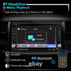 Double Din 6.2 Voiture Stereo DVD Player Sat Navi Gps Mirror Link Usb Radio Avec Map
