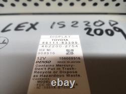 Écran de navigation par satellite pour Lexus Is220 Is250 86120-53650 2005-2012