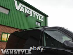 Ensemble de barres de toit et barres transversales no drill pour VW T5 0315 Transporter SWB toit noir