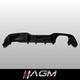 Extension De Diffuseur Arri&egrave;re En Finition Noire Brillante Agm Customs Pour Ford Fiesta Mk7 7.5 St