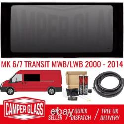 Fenêtre de confidentialité FIXE côté passager MK6/7 Ford Transit MWB/LWB 00-14 et kit de montage