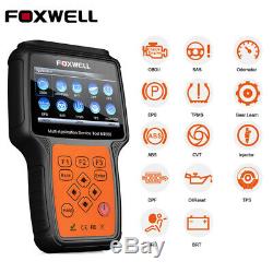 Foxwell Nt650 Epb Scanner Multi-système Tps Dpf Tpms Réinitialiser Obd2 Outil De Diagnostic