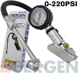 Gonfleur De Pneu Professionnel Bergen Avec Testeur De Pression De Pompe À Pneu De Conduite D'air De Jauge