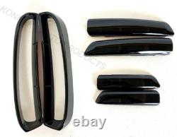 Grilles de pare-chocs avant Land Rover Discovery 5 Lames noires brillantes 2017-20