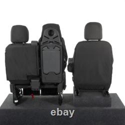 Housses de siège avant Renault Trafic Sport Business+ (2014 et suivants) Noires 147