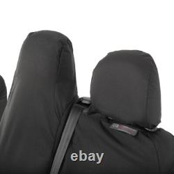 Housses de siège avant Renault Trafic Sport Business+ (2014 et suivants) Noires 147