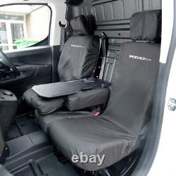 Housses de siège avant Toyota Proace City avec broderie 'Proace City' (2024 et après) 403