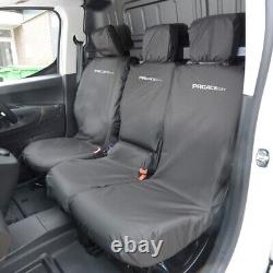 Housses de siège avant Toyota Proace City avec broderie 'Proace City' (2024 et après) 403