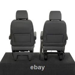 Housses de siège avant en similicuir et broderie pour VW Transporter T6/T6.1 (à partir de 2024) 961