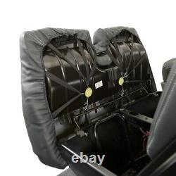 Housses de siège avant en similicuir noir pour VW Transporter T5/T5.1 Caravelle 1167