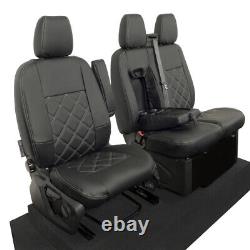 Housses de siège avant en similicuir pour Ford Transit Custom Active (2023+) 237