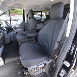 Housses de siège avant et arrière Ford Transit Custom Sport (2013 et ultérieur) Noir 275 131