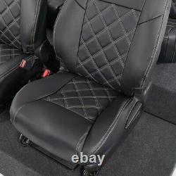 Housses de siège avant et arrière en simili cuir pour Toyota Hilux Invincible (2016 et plus récent) 946 947