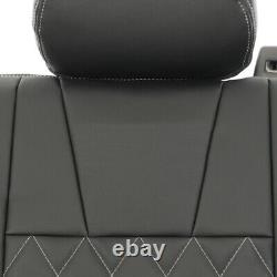Housses de siège en cuir synthétique pour la 2ème rangée de sièges du VW Transporter T5/t5.1 (2003-15) 1170