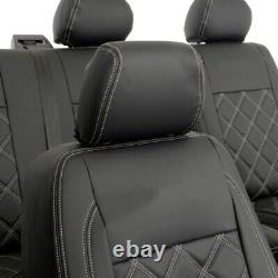 Housses de siège en simili-cuir pour VW Transporter T6/T6.1 Kombi (à partir de 2015) 885 1164