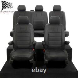 Housses de siège en similicuir pour Vw Transporter T6/T6.1 Sportline Kombi (2015+) 1172 1173