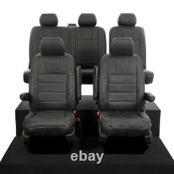 Housses de siège en similicuir pour Vw Transporter T6/T6.1 Sportline Kombi (2015+) 1172 1173