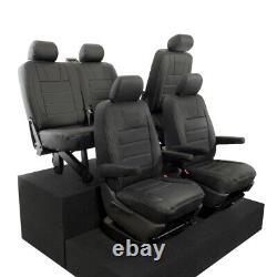Housses de siège en similicuir pour Vw Transporter T6/T6.1 Sportline Kombi (2015+) 1172 1173