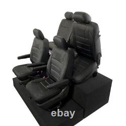 Housses de siège en similicuir pour Vw Transporter T6/T6.1 Sportline Kombi (2015+) 1172 1173