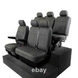 Housses de siège pour tous les sièges Vw Transporter T5/t5.1 Sportline (2003-2015) 1167 1169
