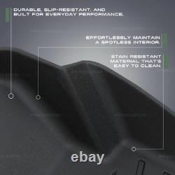 Jeu complet de tapis de sol intérieurs en caoutchouc noir pour Ford Ranger T6 T7 T8 automatique 12+