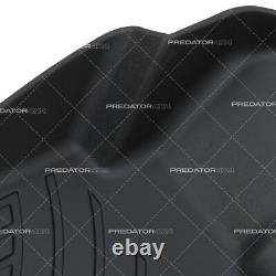 Jeu complet de tapis de sol intérieurs en caoutchouc noir pour Ford Ranger T6 T7 T8 automatique 12+