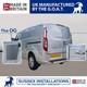 Jeu De Protection De Pare-chocs Pour Ford Transit Custom Mk1 2013-2023 Gauche + Arri&egrave;re Bross&eacute;