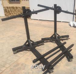 Jig de rotation de voiture / rotisserie à hauteur fixe