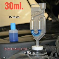 Joint De Culasse Testeur De Combustion Voiture 30ml. Liquide, 100 Tests P & P 1ère Classe