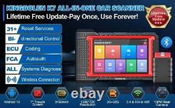 KINGBOLEN K7 Scanner de diagnostic automobile OBD2 codage ECU bidirectionnel FCA SGW