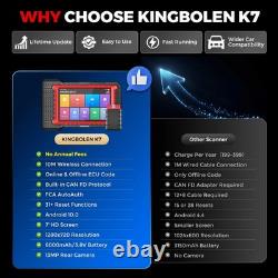 KINGBOLEN K7 Scanner de diagnostic automobile OBD2 codage ECU bidirectionnel FCA SGW