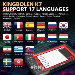 KINGBOLEN K7 Scanner de diagnostic automobile OBD2 codage ECU bidirectionnel FCA SGW