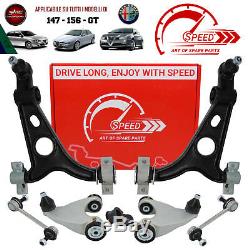 Kit Bracci Sospensione Anteriori Alfa Romeo 147 156 Gt 8pz. Rinforzati Vitesse