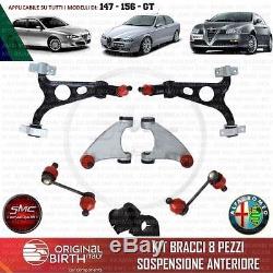 Kit Bracci Sospensione Anteriori Alfa Romeo 147 156 Gt (naissance Originale De 8pz)