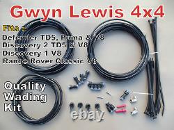 Kit de passage à gué Land Rover Defender td5 Puma V8 Discovery Gwyn Lewis Kit de respirateur 4x4