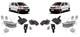Kit De R&eacute;paration De Patte De Phare Gauche Et Droite Pour Toyota Proace Vauxhall Vivaro 2019-