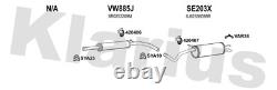 Klarius VW885J Boîte avec Tuyau Central S'adapte à Audi A1 1.4TFSI