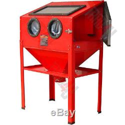 Led Lumière Sandblaster Perle Sand Grit Sandblasting Blast Cabinet 220l Nouveau 2017