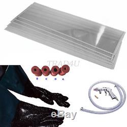 Led Lumière Sandblaster Perle Sand Grit Sandblasting Blast Cabinet 220l Nouveau 2017