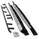 Marchepieds Lat&eacute;raux En Aluminium Argent&eacute; Et Noir Pour Volvo Xc60 Mk1 08-13
