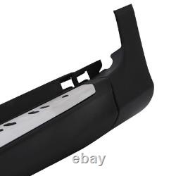 Marchepieds latéraux en aluminium argenté et noir pour Volvo XC60 Mk1 08-13