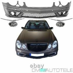 Mercedes W211 S211 Stoßstange Vorne Facelift +kiemen +zubehör Für E63 Amg 06-09