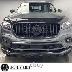 Mercedes X-Class 2018+ barre de protection urbaine (nudge bar) noir brillant Mercedes X-Class 2018+ barre de protection urbaine (nudge bar) noir brillant